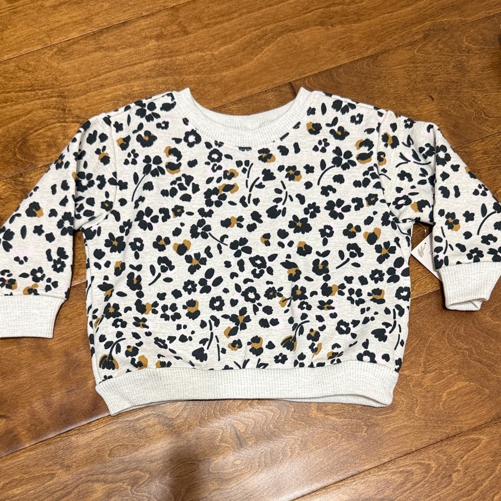 NWT Size 12M Garanimals Floral Sweatshirt